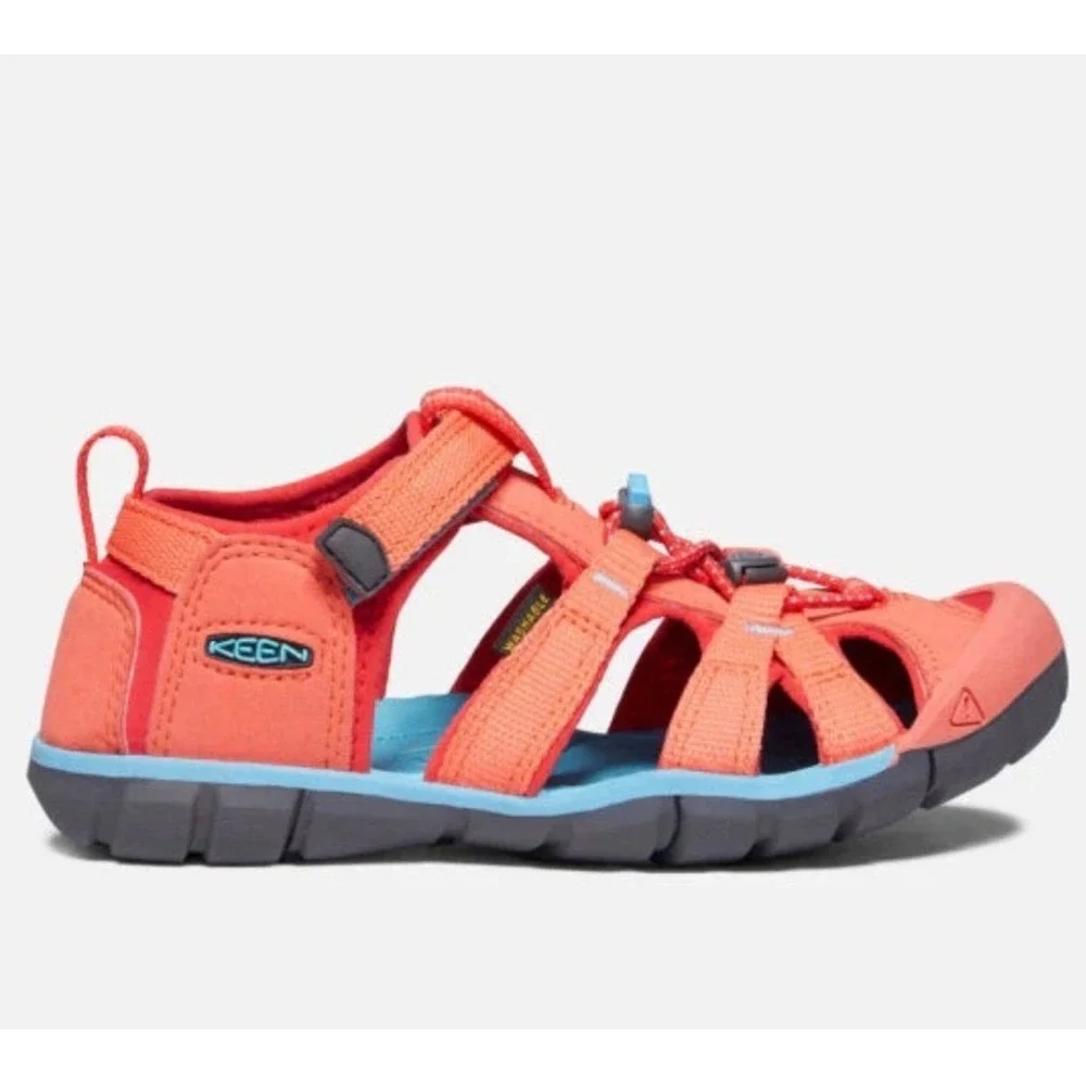 KEEN Kids Sport Sandal Shoe Red Orange Water Hiking Toddler Little Youth 2
